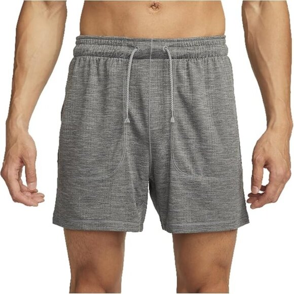 NWT Nike Men's Yoga Shorts in Gray Size Small - Picture 1 of 12
